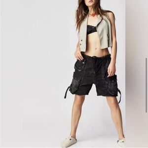 NWOT Free People Moon Bay Parachute Shorts